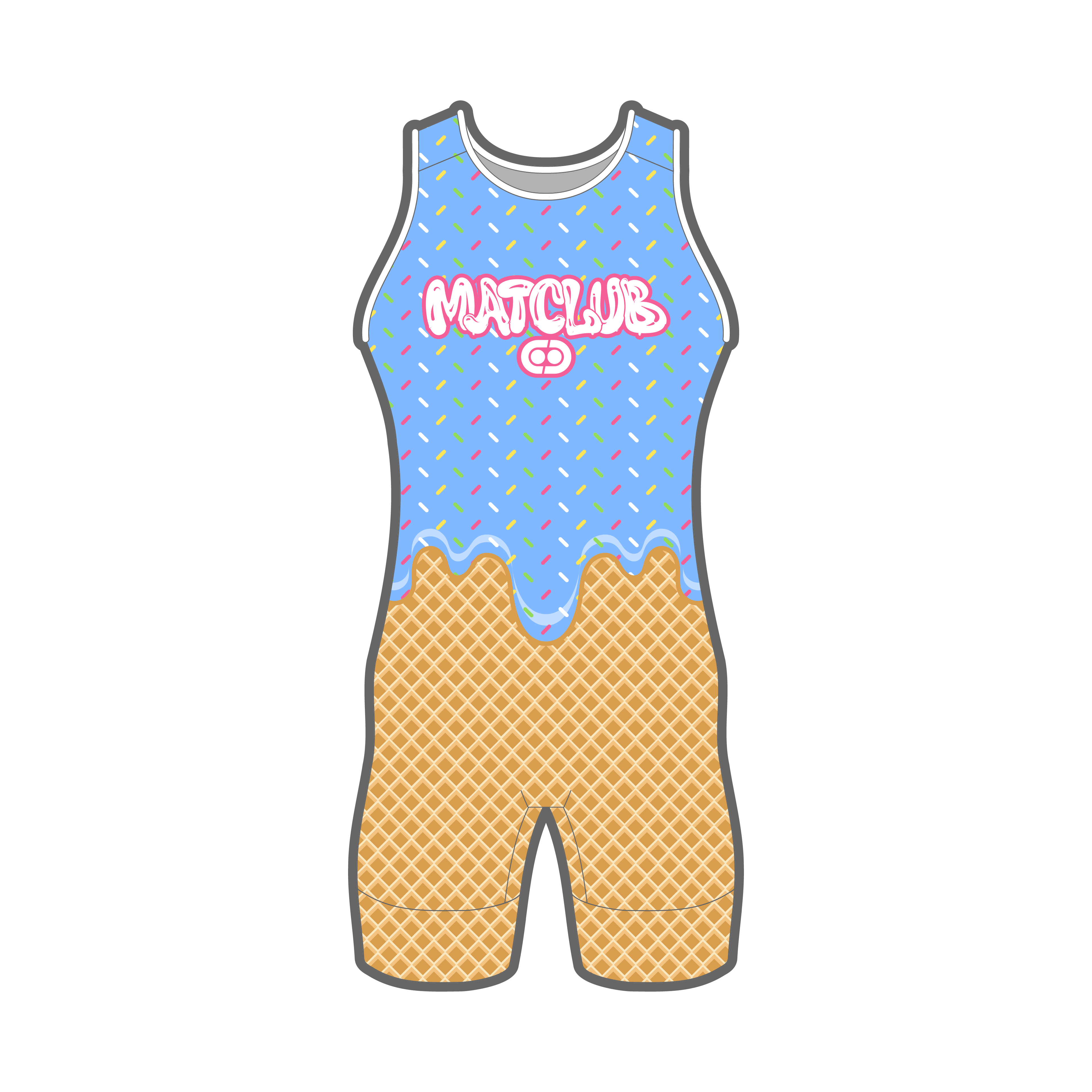 Drippy Youth Wrestling Singlet