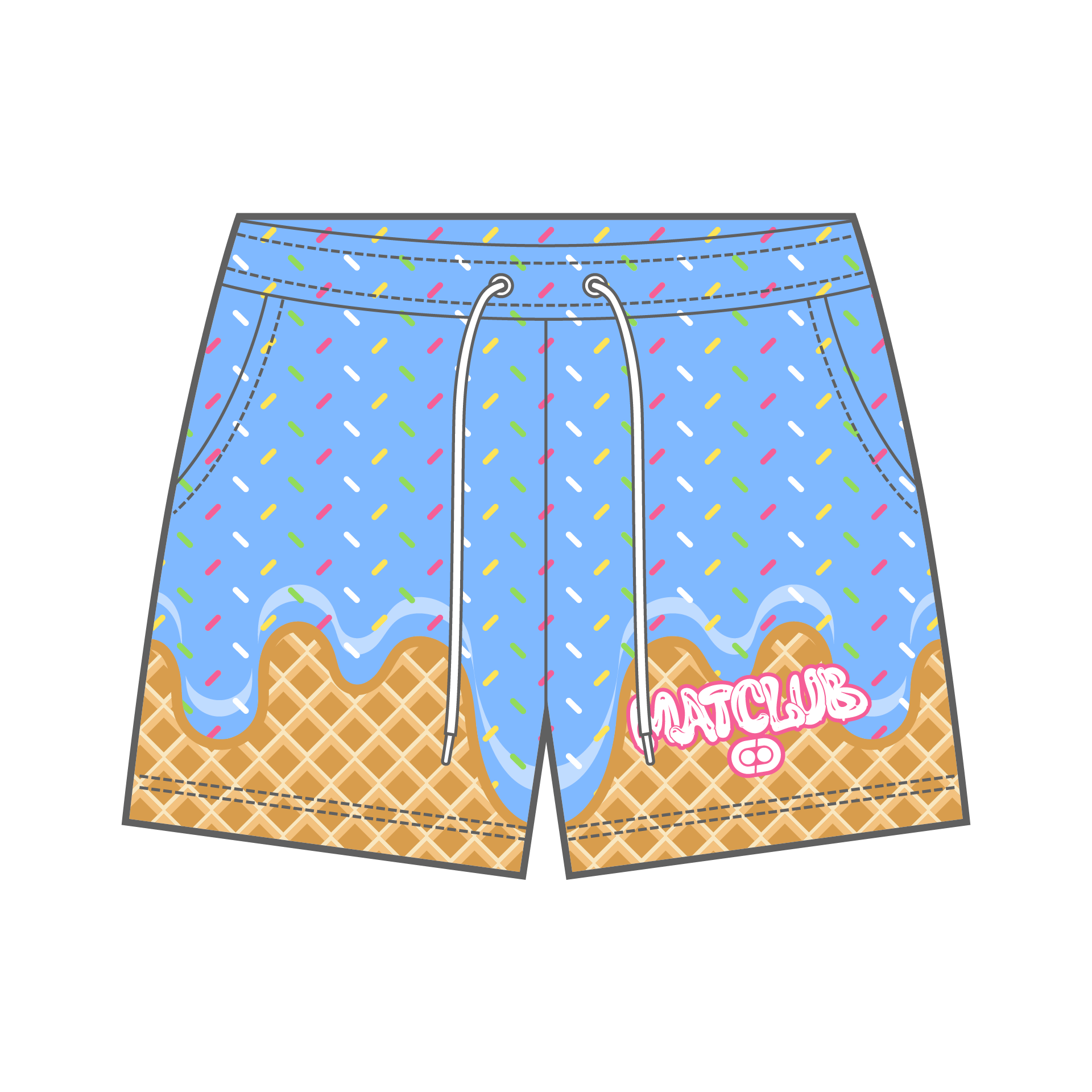 Drippy Youth Mesh Shorts