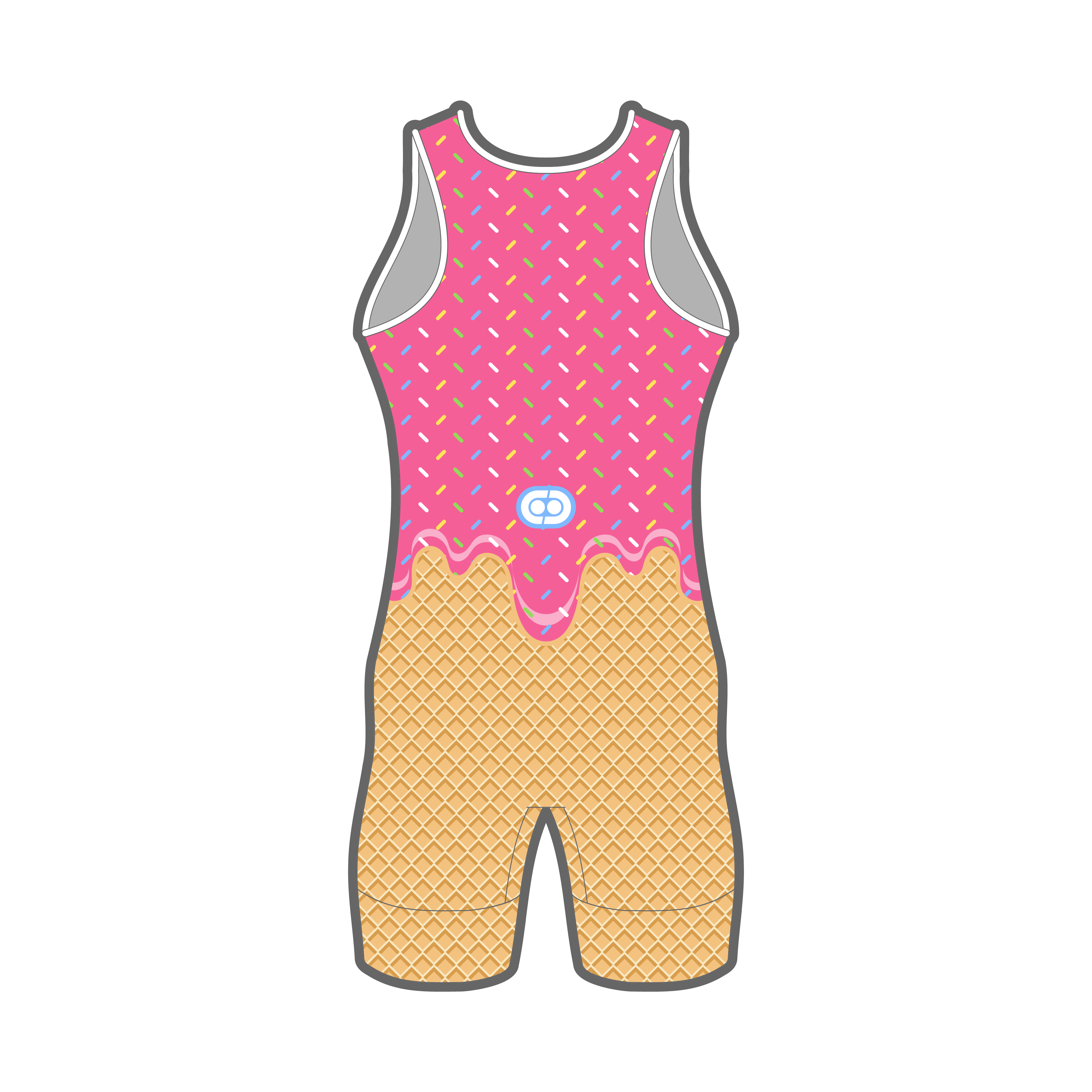 Drippy Youth Wrestling Singlet