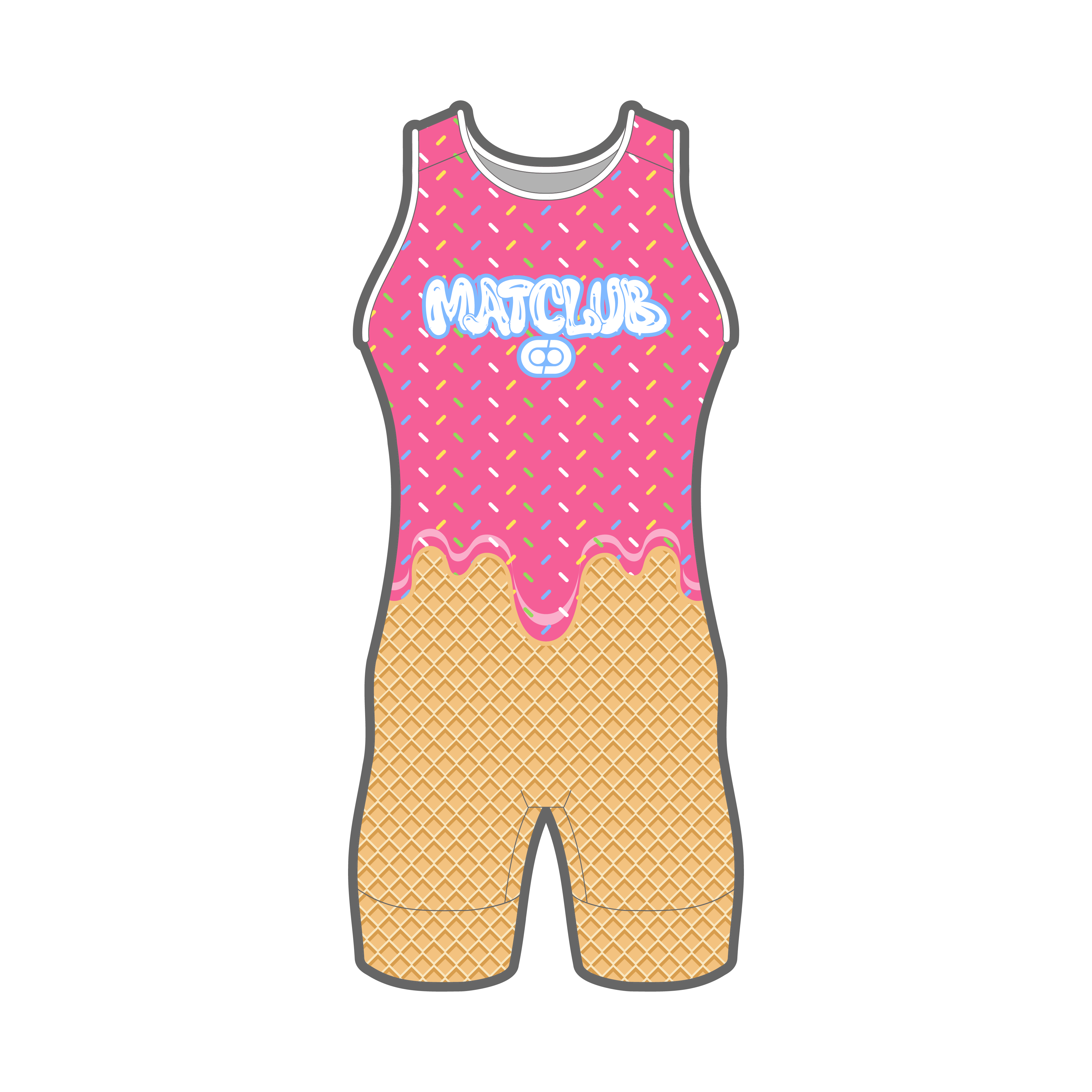 Drippy Youth Wrestling Singlet